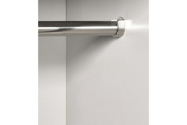 Alba 2 Door Wardrobe - White/Oak