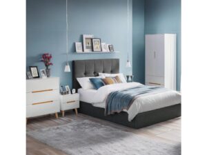 DF-JB-ALI201-featured-1 Alicia 2 Drawer Bedside - White