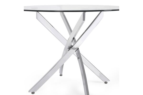 Anderson Round Glass Dining Table