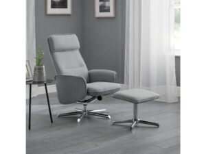 DF-JB-ARI001-featured-3 Aria Recliner & Stool with Chrome Base - Grey Linen