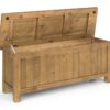 Aspen Storage Bench - Rough Sawn Pine
