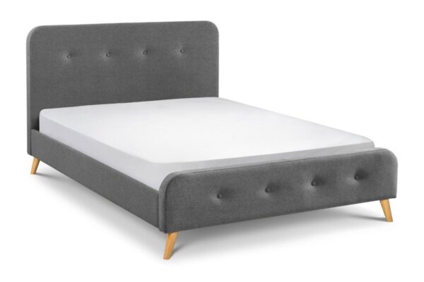 Astrid Curved Retro Buttoned Bed