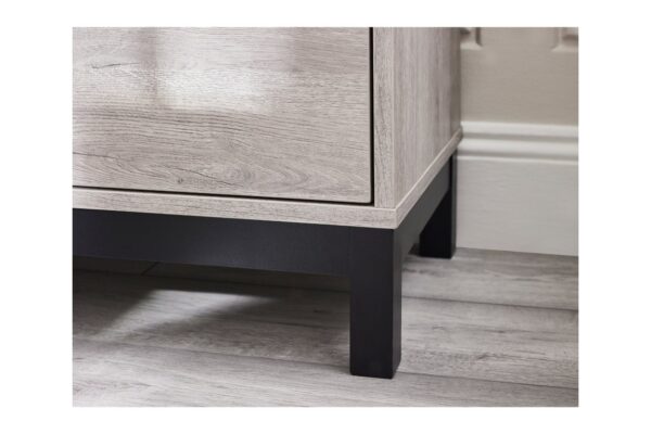 Bali 4 Drawer Chest - Grey Oak