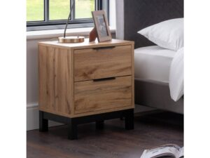 DF-JB-BAL202-featured-1 Bali 2 Drawer Bedside - Oak