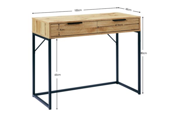 Bali 2 Drawer Dressing Table/Desk