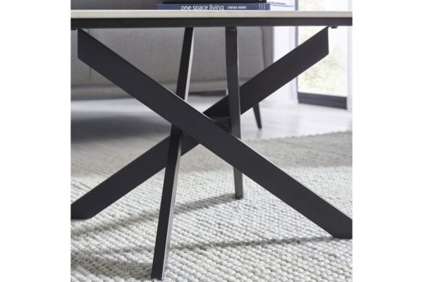 Bradley White Marble Coffee Table