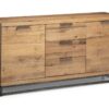 Brooklyn Sideboard - Oak/Gunmetal