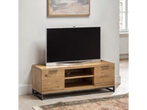 Brooklyn TV Unit - Dark Oak/Gunmetal