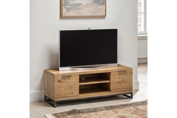 DF-JB-BRO026-featured-3 Brooklyn TV Unit - Dark Oak/Gunmetal