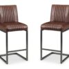 Set Of 2 Brooklyn Barstools - Brown