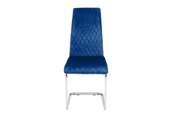 Set Of 4 Calabria Cantilever Chairs - Blue
