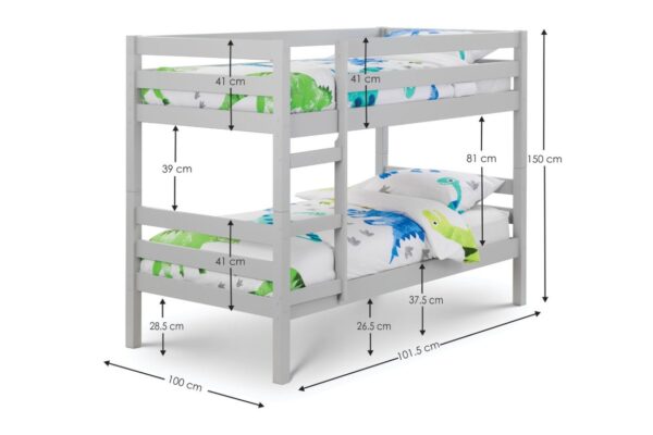 Camden Bunk Bed - Anthracite
