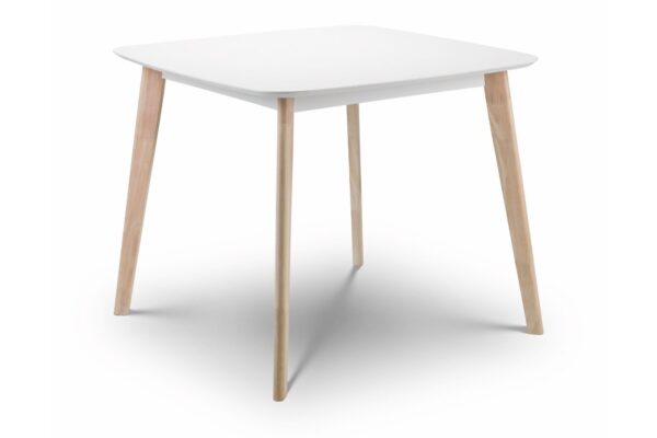 Casa Square Dining Table - White/Limed Oak