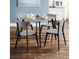 Set Of 2 Casa Dining Chairs - White/Oak