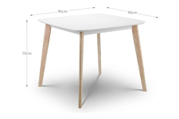 DF-JB-CAS151-featured-3 Casa Square Dining Table - Grey/Black