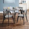Set Of 2 Casa Dining Chairs - Black