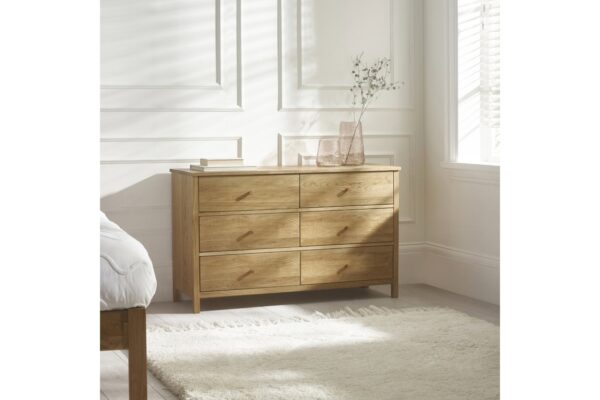 Coxmoor 6 Drawer Chest - Oak