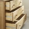 Coxmoor  3 Drawer Chest - Ivory & Oak