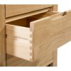 Curve 3 Drawer Bedside
