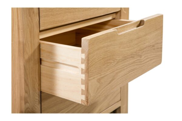 Curve 3 Drawer Bedside