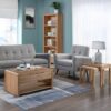 Curve Oak TV Unit