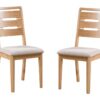 Set Of 2 Curve Dining Chairs