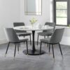 Set of 2 Delaunay Dining Chairs - Grey