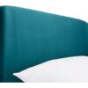 Frida Curved Velvet Bed - 150cm