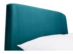 Frida Curved Velvet Bed - 150cm