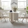 DF-JB-GAT202-featured-3 Gatan Small Gateleg Table With 2 Chairs - Black
