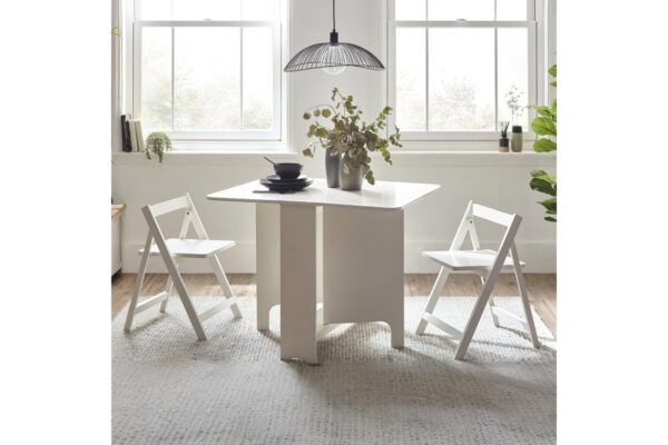 DF-JB-GAT203-featured-3 Gatan Small Gateleg Table With 2 Chairs - Light Grey