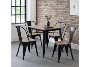 Set Of 4 Grafton Metal Chairs