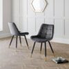 Set Of 2 Hadid Dining Chairs - Green