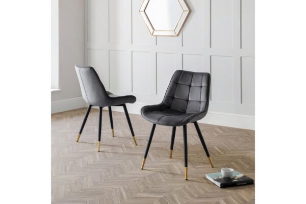 Set Of 2 Hadid Dining Chairs - Green