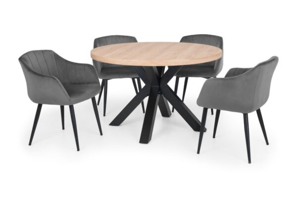 Set Of 2 Hobart Scalloped Dining Chairs