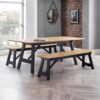 Hockley Table Black/Oak