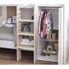 Horizon Bunk Bed - Pale Wood And White