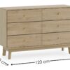 Ingrid 6 Drawer Dresser