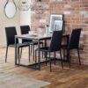 DF-JB-JAZ103-featured-2 Set Of 4 Jazz Fabric Chairs - Grey