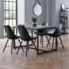 Set Of 2 Kari Dining Chairs - Black