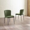 Set Of 2 Leonie Dining Chairs - Green