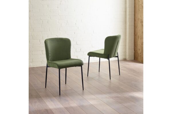 Set Of 2 Leonie Dining Chairs - Green