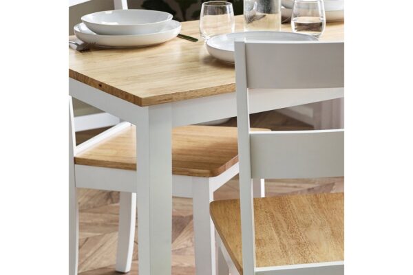 Linwood Small Dining Table - Sage Green/Natural