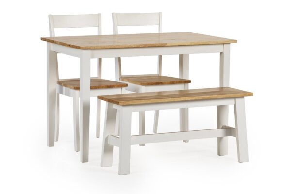 DF-JB-LIN103-featured-4 Linwood Small Bench - Sage Green/Natural