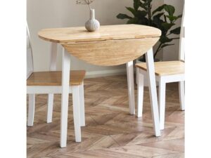 DF-JB-LIN104-featured-5 Linwood Round Dropleaf Table - Sage Green/Natural