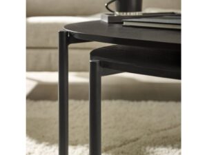 DF-JB-LOR103-featured-4 Lorette Teardrop Nesting Coffee Table - Walnut