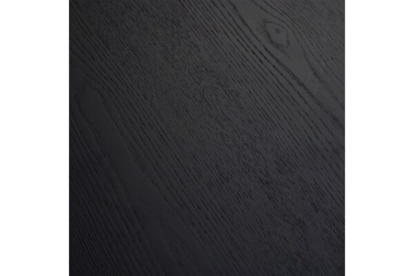 Louis Black Fluted Round Coffee Table