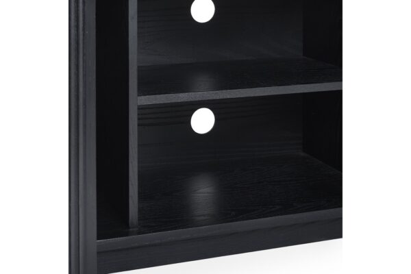 Louis Black Fluted Tv Unit