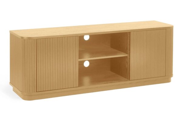 Louis Light Oak Effect Fluted TV Unit