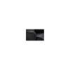 Lugano Recliner & Stool With Covered Base - Black